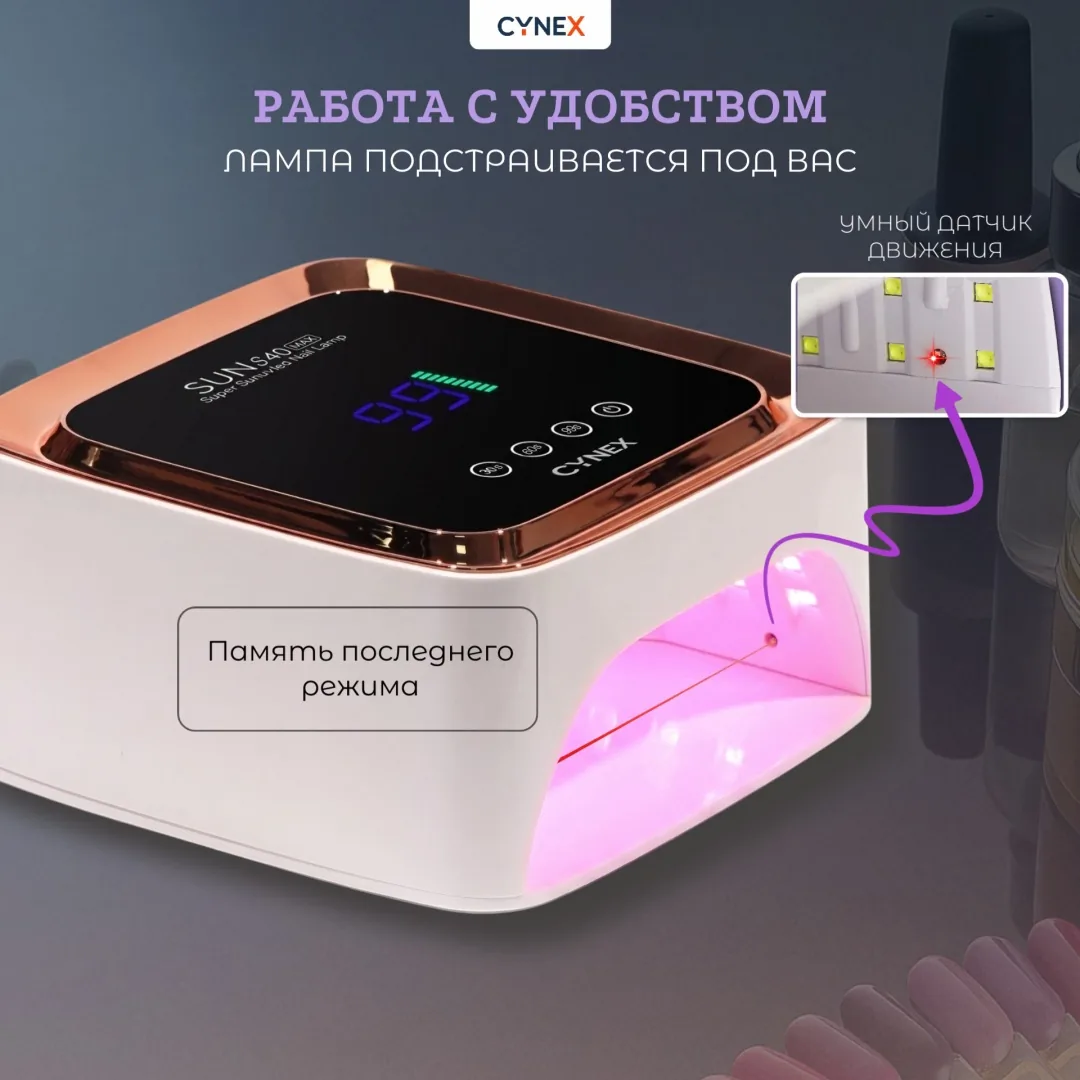 Лампа CYNEX SUN S40 max LED-UV 280 Вт — фото 5
