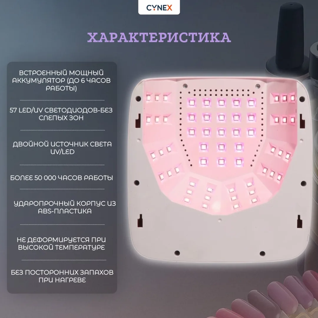 Лампа CYNEX SUN S40 max LED-UV 280 Вт — фото 6